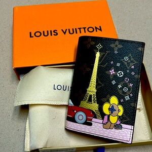 Original monogram credit card passport wallet.